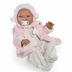 Кукла реборн Мария в розовой курточке, 43 см. (Asi, 364530)